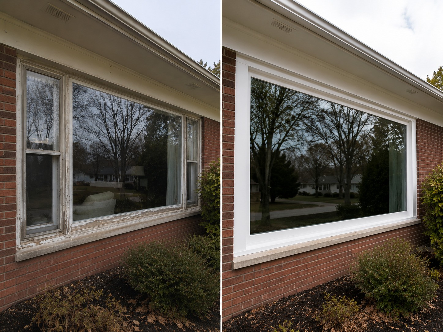 Window replacement before and after
