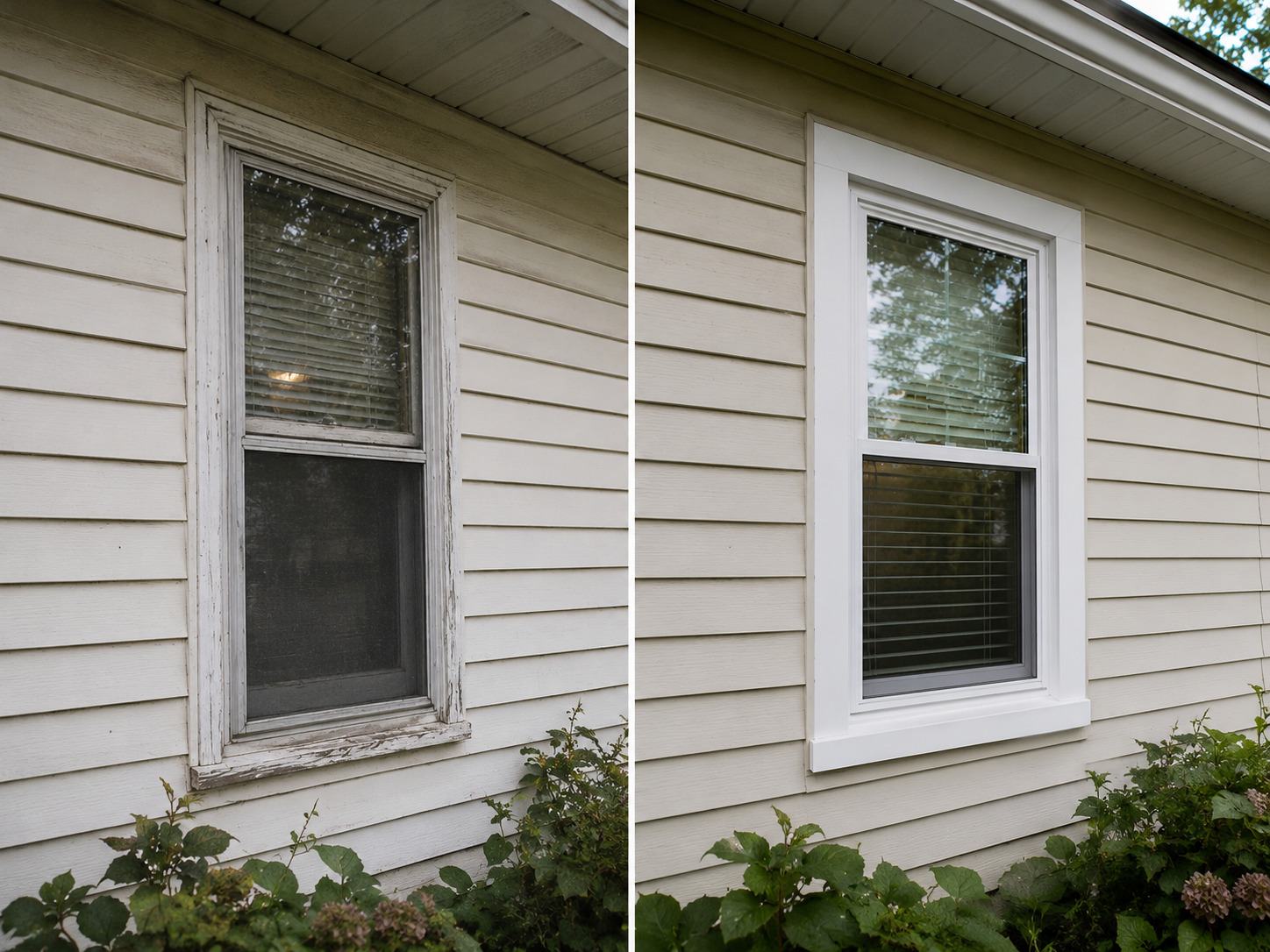 Window replacement before and after